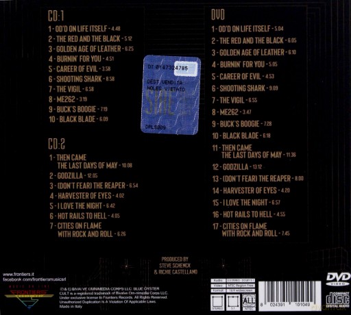 Blue Oyster Cult: Hard Rock Live Cleveland 2014 [2CD]+[DVD]
