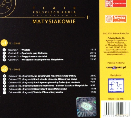 Teatr Polskiego Radia: Matysiakowie (digipack) [2CD]