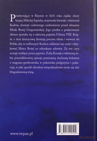 Błogosławiona wina - Zofia Kossak [KSIĄŻKA]