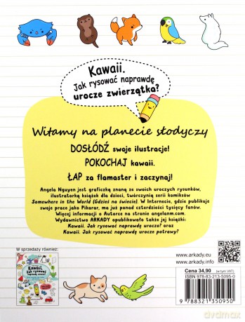 Kawaii. Jak rysować naprawdę urocze zwierzątka? - Angela Nguyen [KSIĄŻKA]