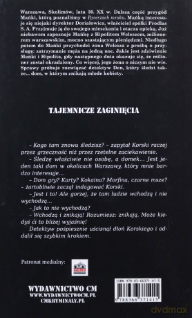 Kryminały przedwojennej Warszawy (Tom 73) Kariera panny Mańki - Stanisław A. Wotowski [KSIĄŻKA]