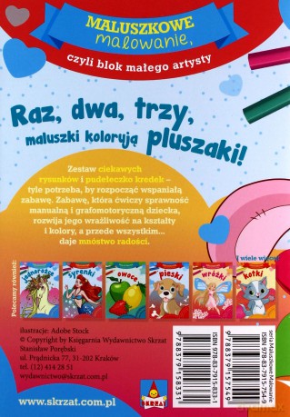 Maluszkowe malowanie. Pluszaki [KSIĄŻKA]