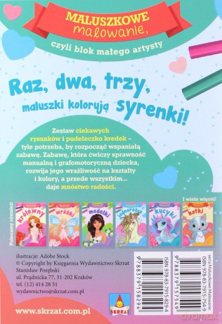 Maluszkowe malowanie. Syrenki [KSIĄŻKA]