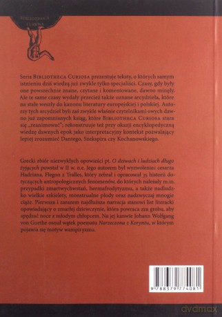 O dziwach i ludziach długo żyjących - Tralles Flegon [KSIĄŻKA]