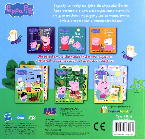 Peppa Pig. Opowiadania z naklejkami nr.1 Superpojazdy Peppy [KSIĄŻKA]