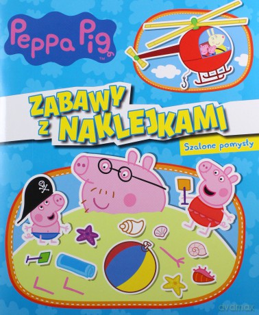 Peppa Pig. Zabawy z naklejkami. Szalone pomysły [KSIĄŻKA]