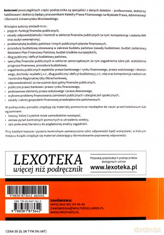 Prawo finansów publicznych z kazusami i pytaniami [KSIĄŻKA]