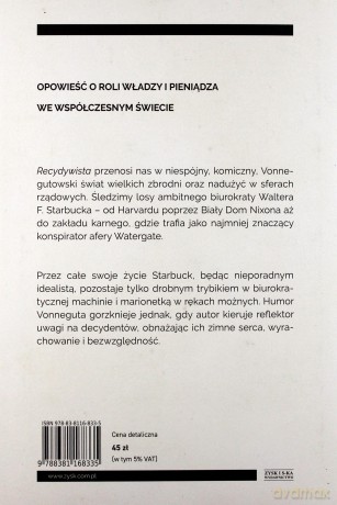 Recydywista - Kurt Vonnegut [KSIĄŻKA]