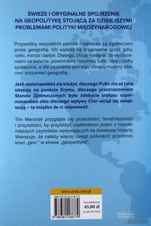 Więźniowie geografii, czyli wszystko, co chciałbyś wiedzieć o globalnej polityce - Tim Marshall [KSIĄŻKA]