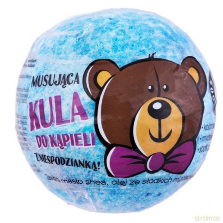 LaQ Kula musująca do kąpieli z niespodzianką - niebieska 120g