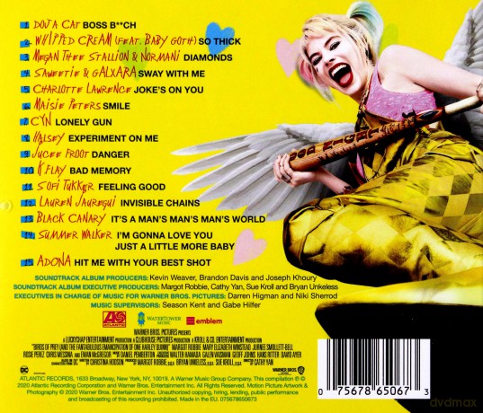 Birds of Prey: The Album soundtrack (Ptaki nocy i fantastyczna emancypacja pewnej Harley Quinn) [CD]
