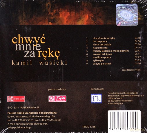 Kamil Wasicki: Chwyć mnie za rękę  (digipack) [CD]
