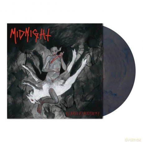 Midnight: Rebirth By Blasphemy (Red Blue Marbled) [Winyl]