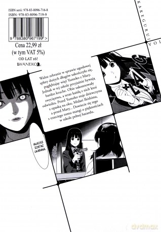 Kakegurui - Szał hazardu (Tom 3) - Homura Kawamoto [KOMIKS]