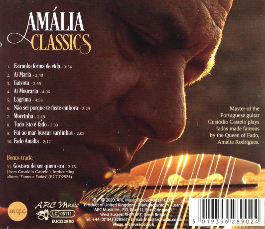 Amalia Classics On Portuguese Guitar [CD]