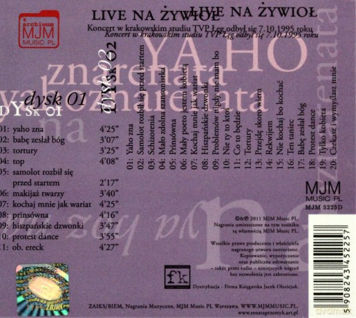 Renata Przemyk: Ya Hozna (digipack) [2CD]