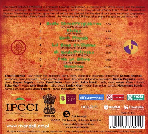 Rivendell Dhoad: A night in Warsaw  (digipack) [CD]
