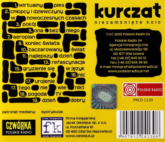 Kurczat: Niezamknięte koło [CD]