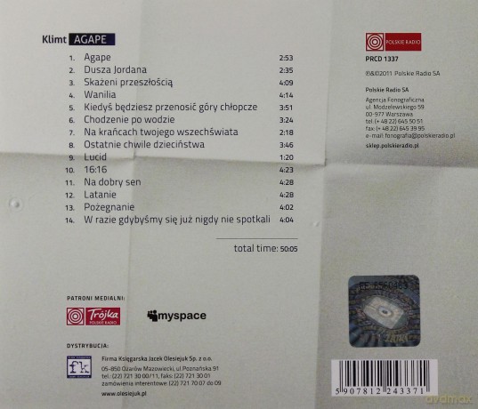 Klimt: Agape [CD]