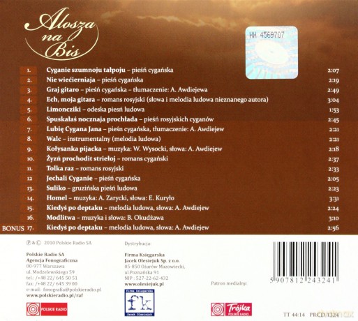 Alosza Awdiejew: Alosza na bis (digipack) [CD]