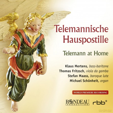 Fritzsch:Telemann At Home (Klaus Mertens; Thomas Fritzsch; Stefan Maass; Michael Schönheit) (Rondeau Production: ROP6124) [CD]