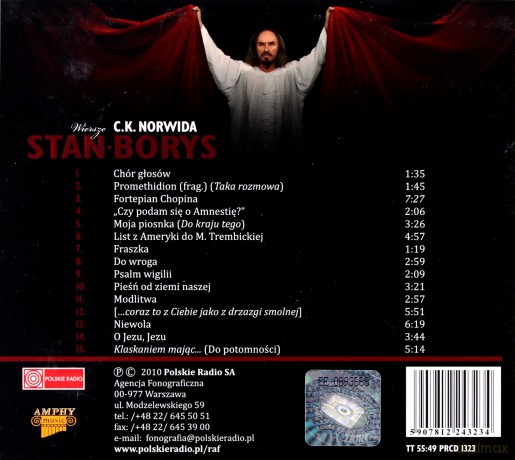 Stan Borys: Piszę pamiętnik artysty - hańba temu, kto o tym źle myśli (digipack) [CD]