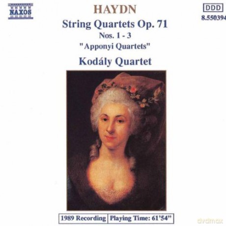 Haydn: String Quartets, Op.71 Nos 1-3 [CD]