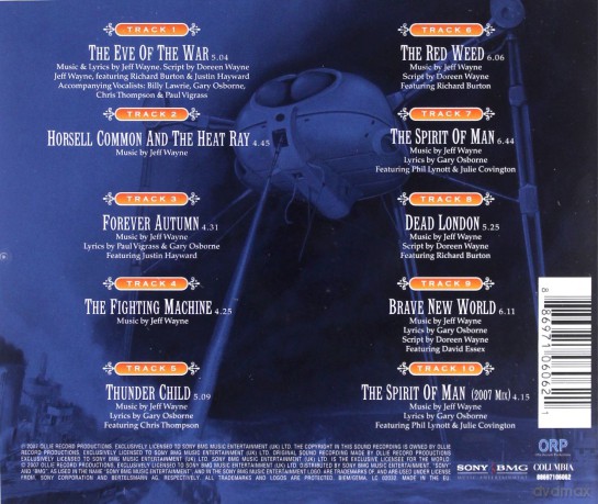 Highlights From Jeff Wayne's Musical Version Of The War Of The Worlds [CD]