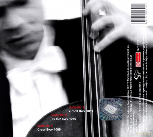 Tytus Miecznikowski: J.S.Bach- suity na wiolonczelę solo nr.3,4,5 [CD]