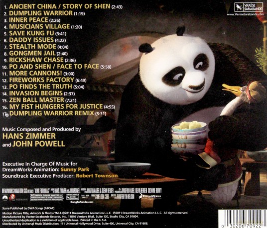 Kung Fu Panda 2 (Music From The Motion Picture) [CD]