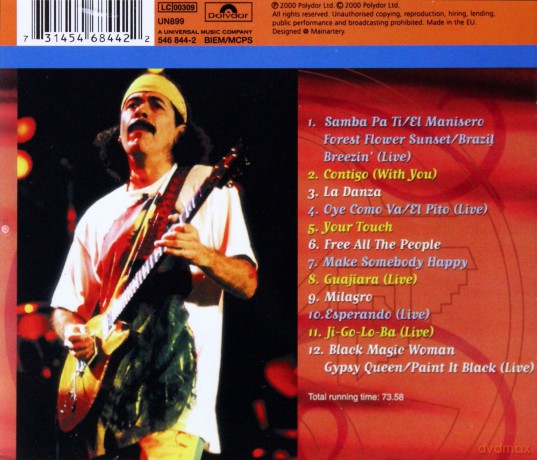 Santana: Universal Masters Collection [CD]
