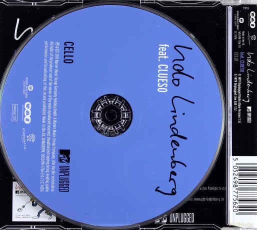 Udo Lindenberg Feat. Clueso: Cello (MTV Unplugged) (maxi-single) [CD]