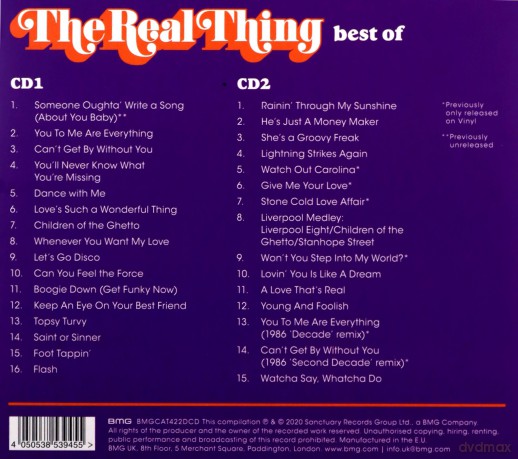 The Real Thing: The Best Of [2CD]