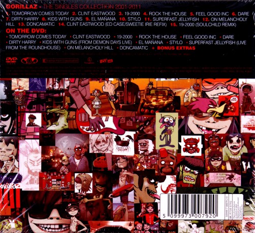 Gorillaz: The Singles Collection 2001-2011 (digipack) [CD]+[DVD]