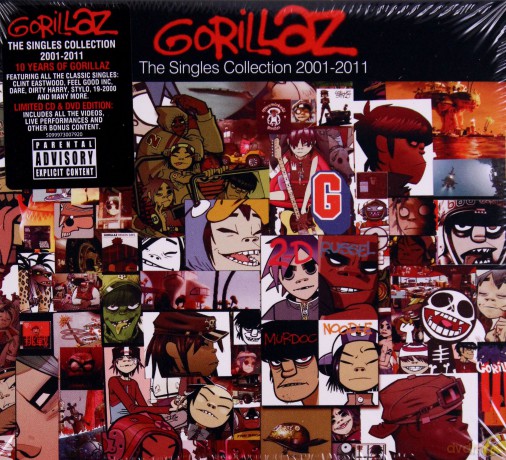 Gorillaz: The Singles Collection 2001-2011 (digipack) [CD]+[DVD]