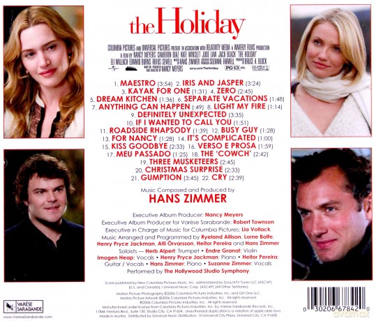 The Holiday soundtrack [CD]