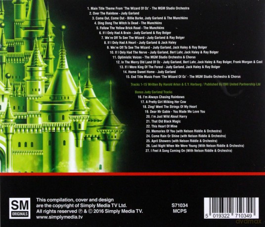 The Wizard of Oz - Original Sountrack Digitally Remastered [CD]