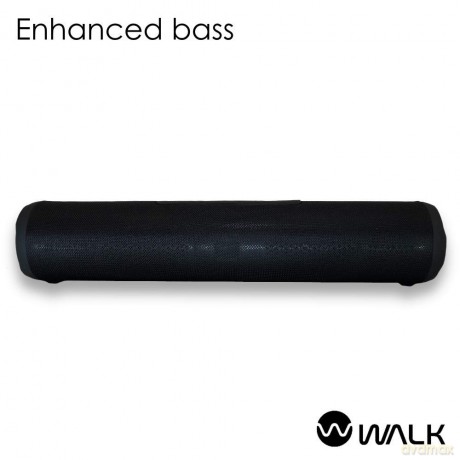 Walk Audio 10W Wireless Bluetooth Sound Bar - Black