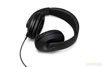 Walk Audio Black Wired Enhanced Bass Headphones