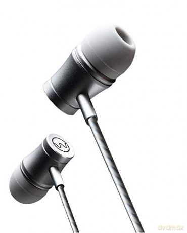 Walk Audio Wired Silver Metal Earphones