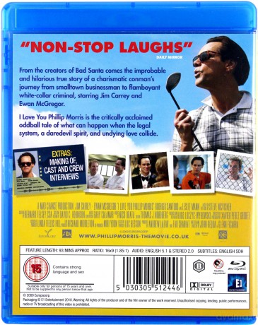 I Love You Phillip Morris [Blu-Ray]+[DVD]