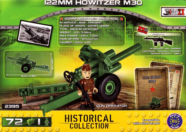 Armia 122 mm Howitzer wz.1938 M-30 - Radziecka haubica [KLOCKI]