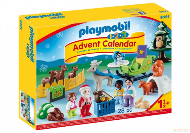 Kalendarz adwentowy Leśne święta [KLOCKI]