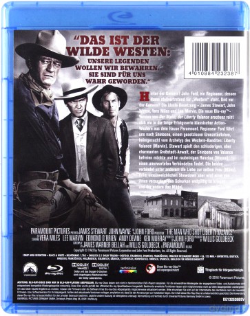 The Man Who Shot Liberty Valance (Człowiek, który zabił Liberty Valance'a) [Blu-Ray]