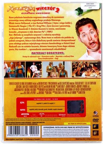 Wieczór kawalerski 2: Ostatnie kuszenie - bez cenzury [DVD]