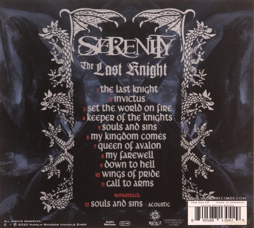 Serenity: The Last Knight (Limited) (digipack) [CD]
