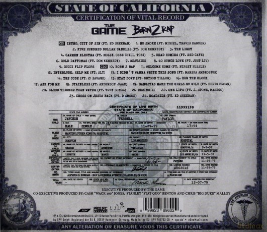 The Game: Born 2 Rap [2CD]