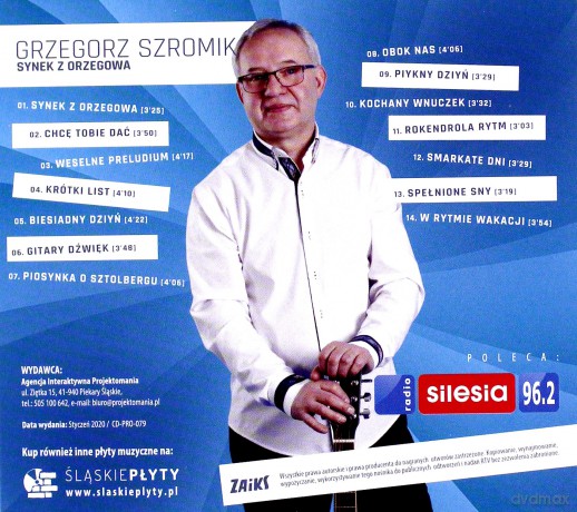 Grzegorz Szromik: Synek z Orzegowa (digipack) [CD]