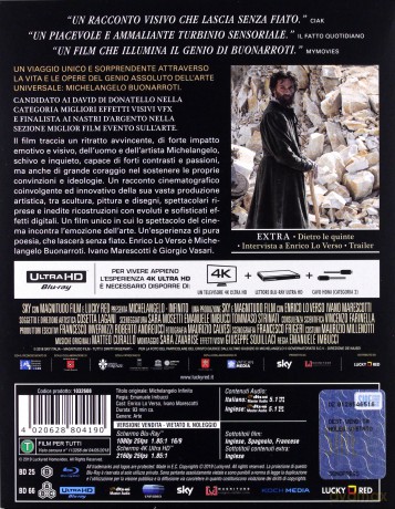 Michelangelo - Infinito [Blu-Ray 4K]+[Blu-Ray]