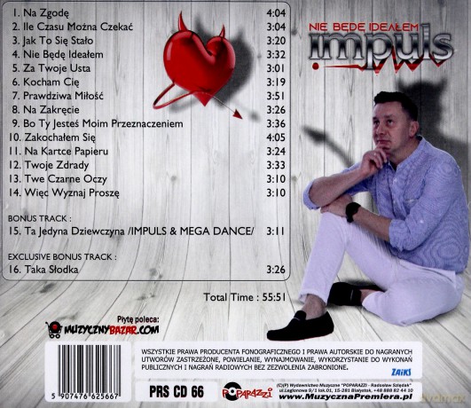 Impuls: Nie Będę Ideałem [CD]